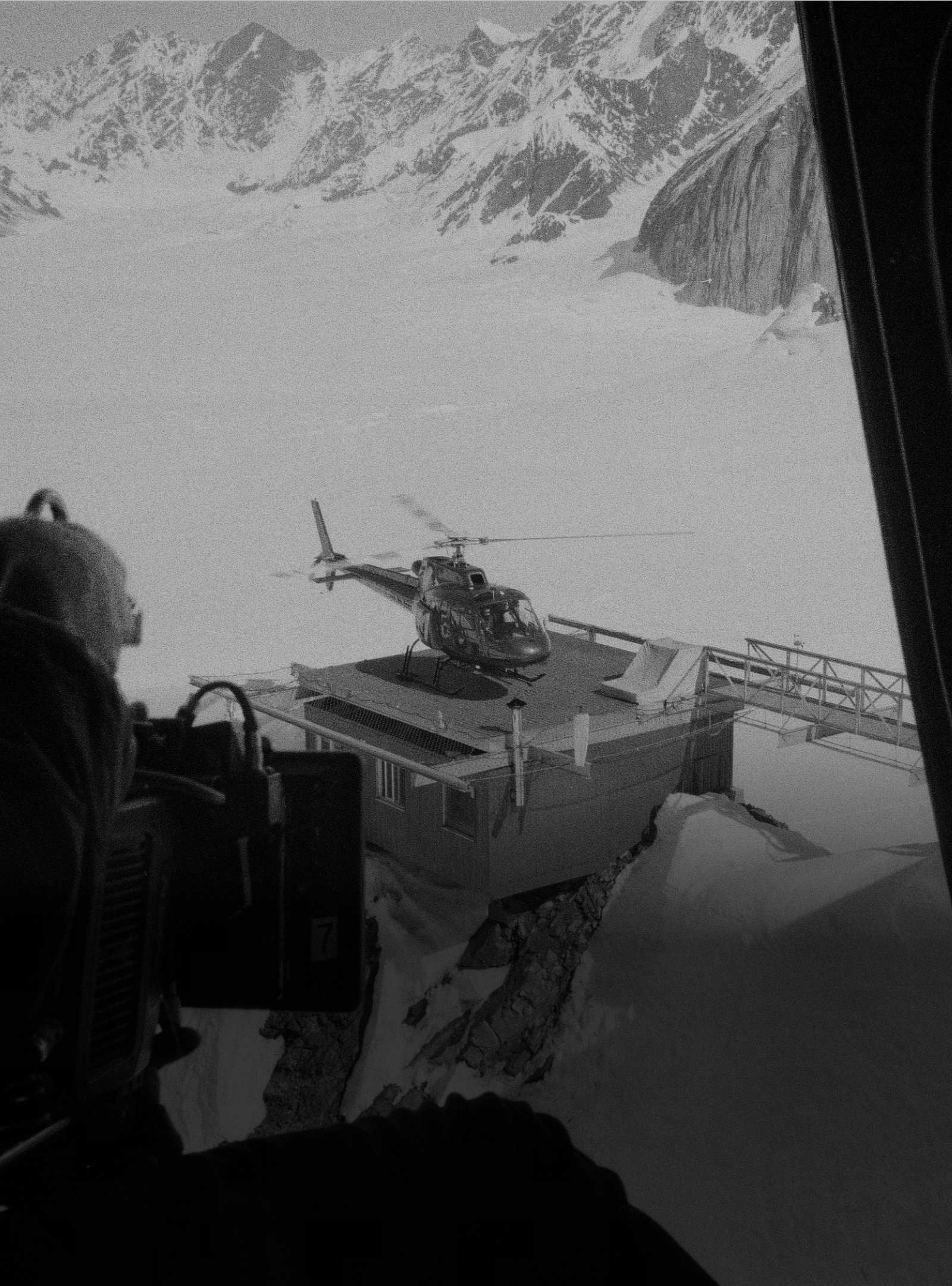 Filming a video production from a helicopter in Alaska by Creative Director, Photographer, Director, Jay Gullion